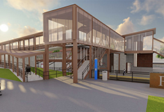 Pawtucket-Central Falls Commuter Rail Station has arrived - by Donald Grebien